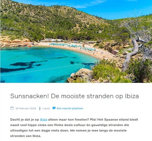 Stranden informatie en tips - Ibiza